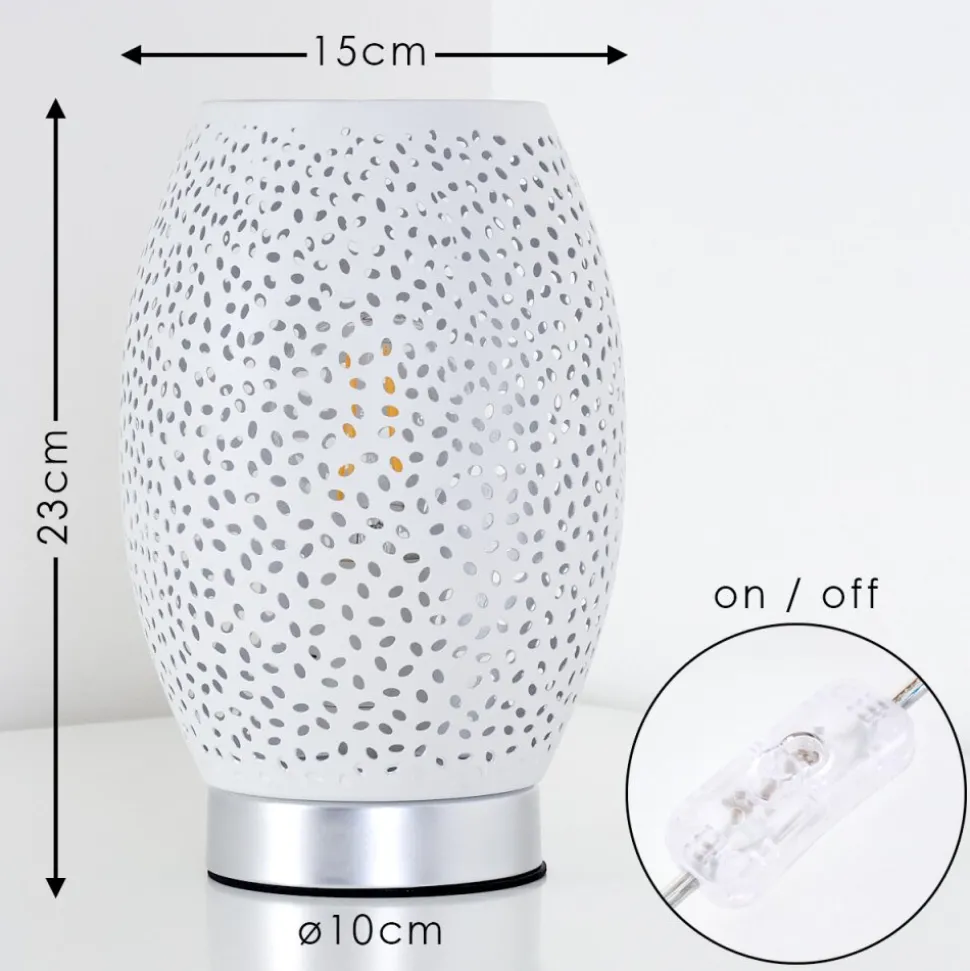 Lampe A Poser Saksborg Chrome, 1 Lumiere