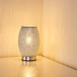 Lampe A Poser Saksborg Chrome, 1 Lumiere