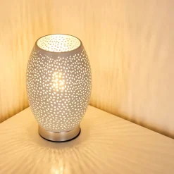 Lampe A Poser Saksborg Chrome, 1 Lumiere