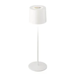 Lampe A Poser Schoner Wohnen-Kollektion Sun Led Blanc, 1 Lumiere, Changeur De Couleurs