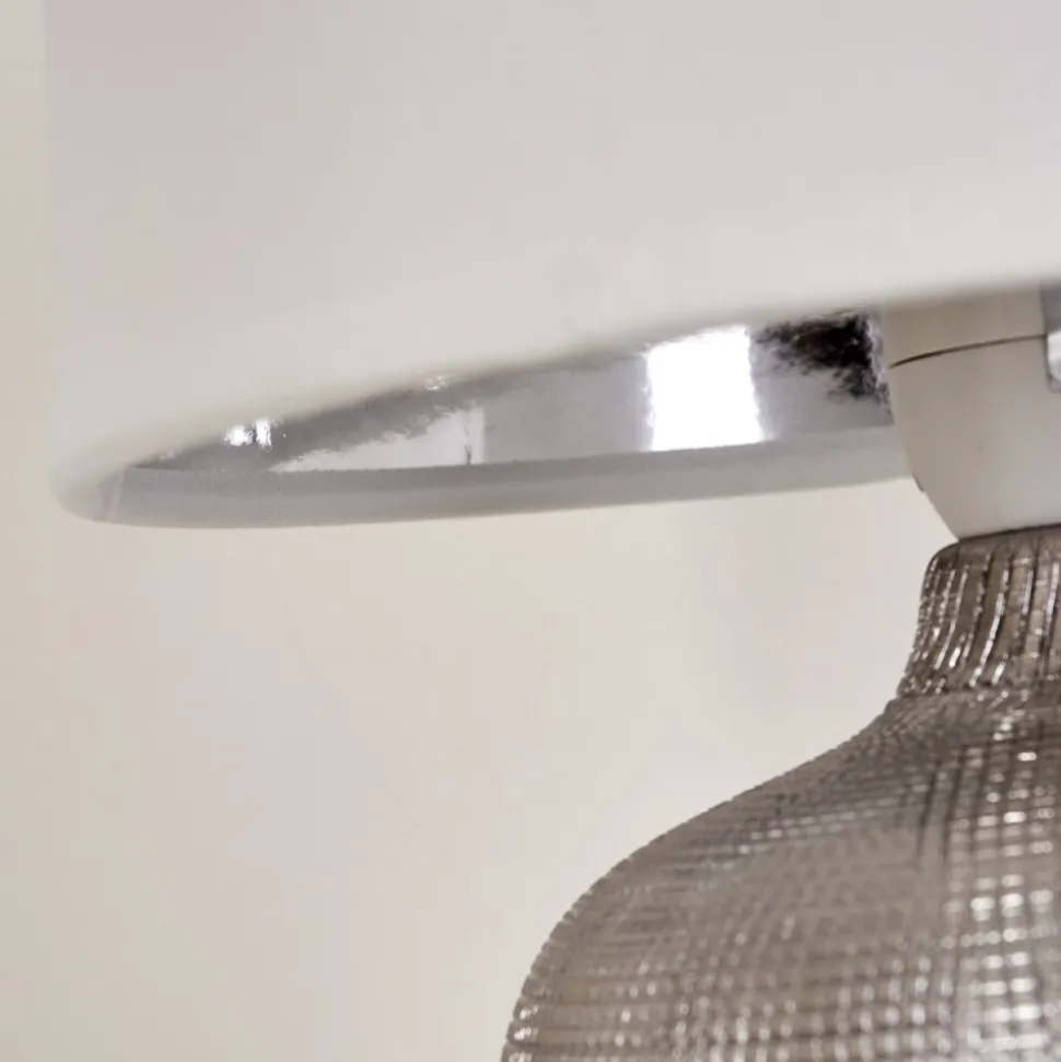 Lampe A Poser Stampa Argente, 1 Lumiere