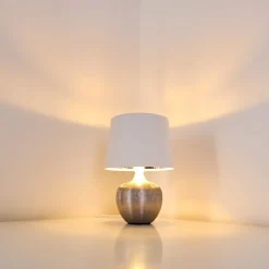Lampe A Poser Stampa Argente, 1 Lumiere