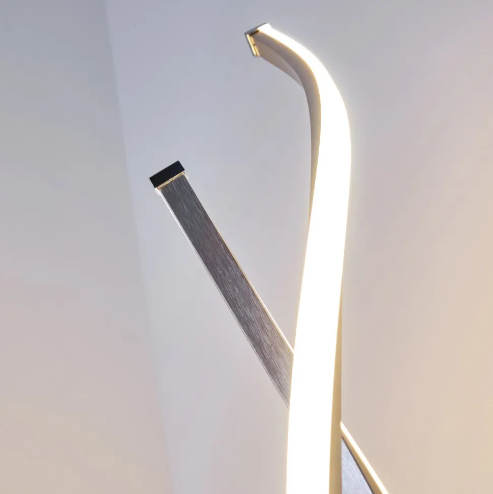 Lampe A Poser Tervo Led Nickel Mat, 2 Lumieres