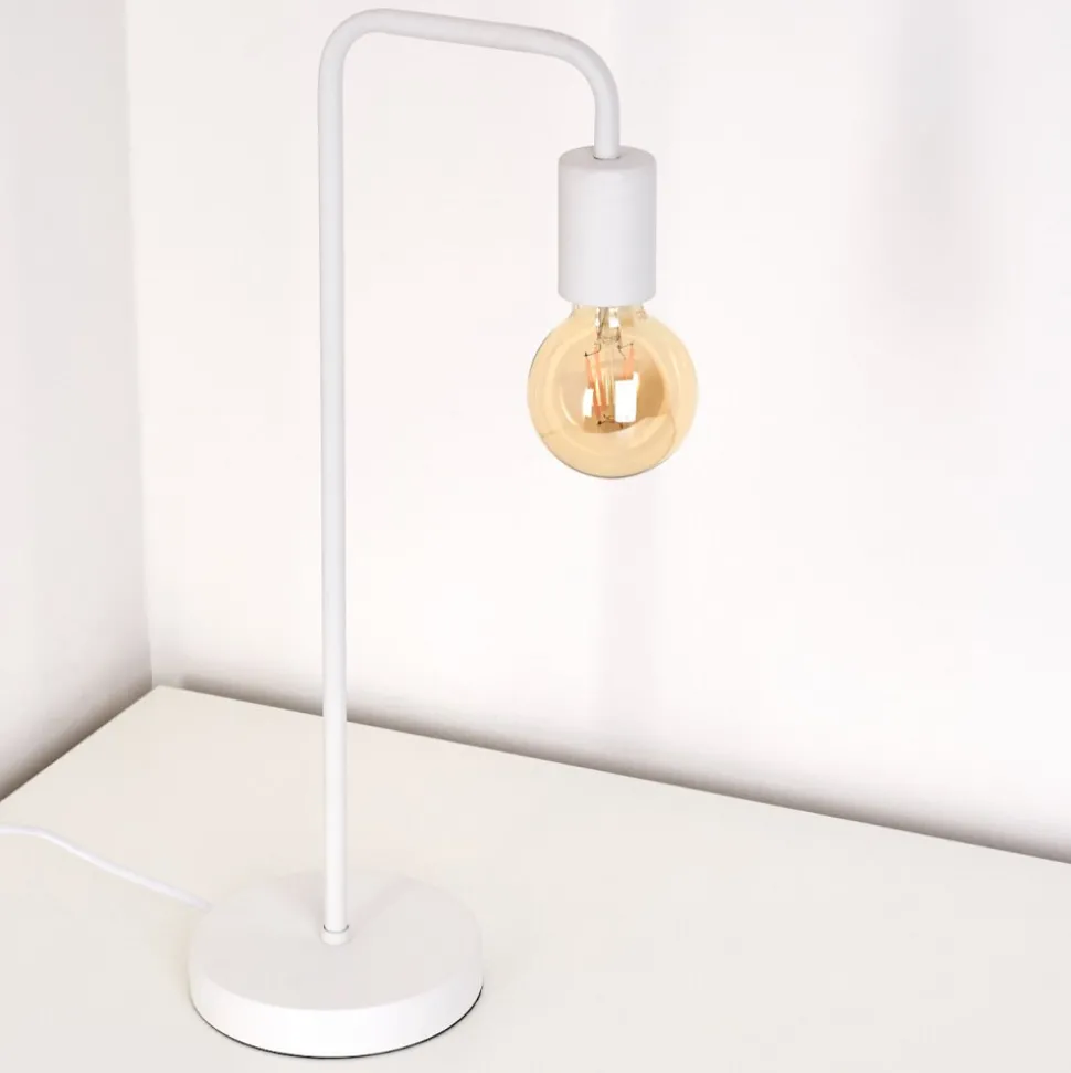 Lampe A Poser Valcolla Blanc, 1 Lumiere