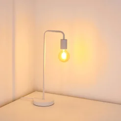 Lampe A Poser Valcolla Blanc, 1 Lumiere