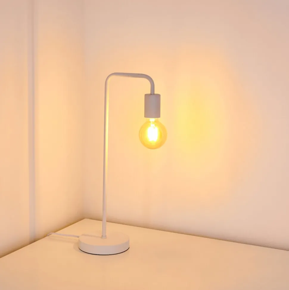 Lampe A Poser Valcolla Blanc, 1 Lumiere
