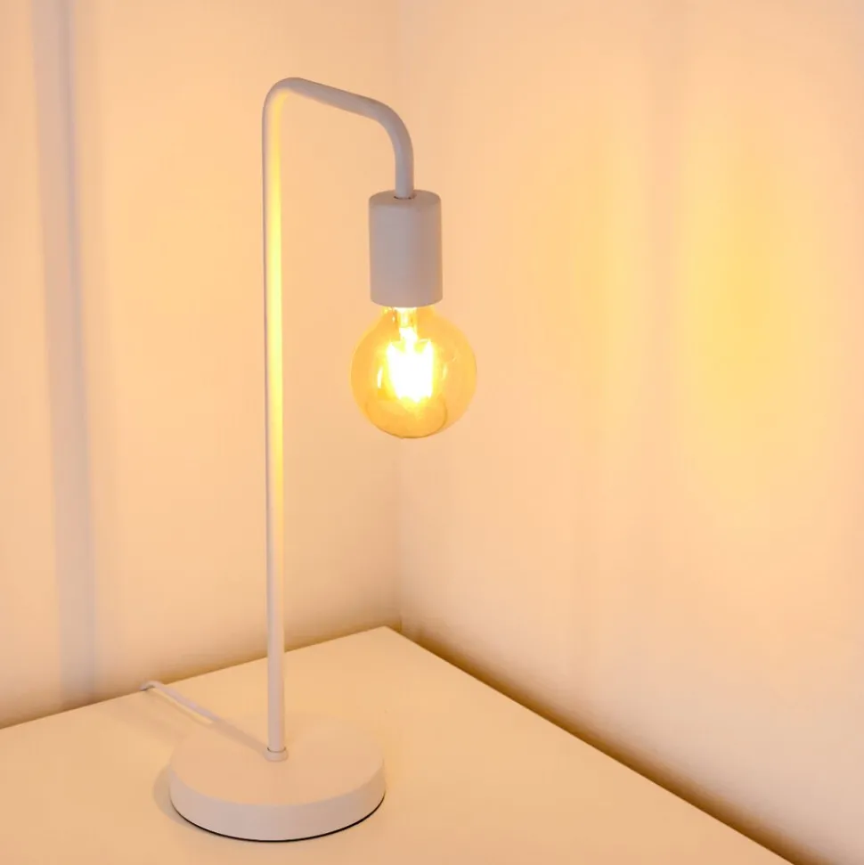 Lampe A Poser Valcolla Blanc, 1 Lumiere