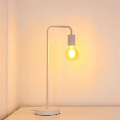 Lampe A Poser Valcolla Blanc, 1 Lumiere