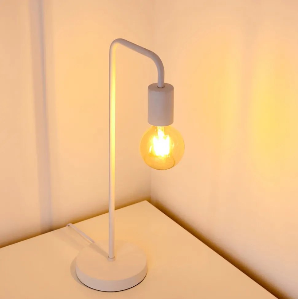 Lampe A Poser Valcolla Blanc, 1 Lumiere