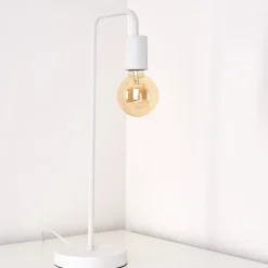 Lampe A Poser Valcolla Blanc, 1 Lumiere