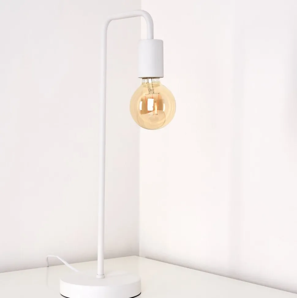 Lampe A Poser Valcolla Blanc, 1 Lumiere