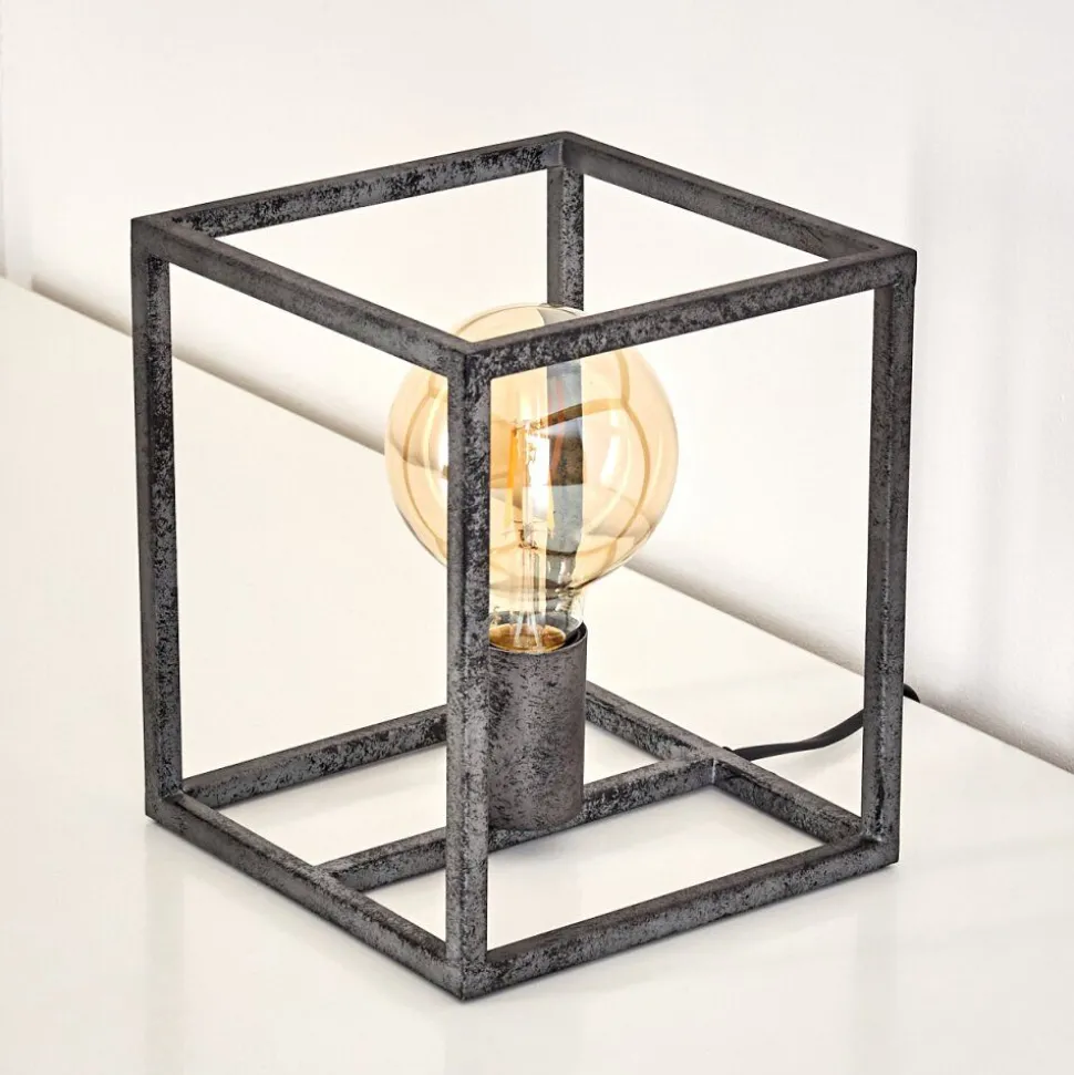 Lampe A Poser Voordorp Gris, Argente, 1 Lumiere