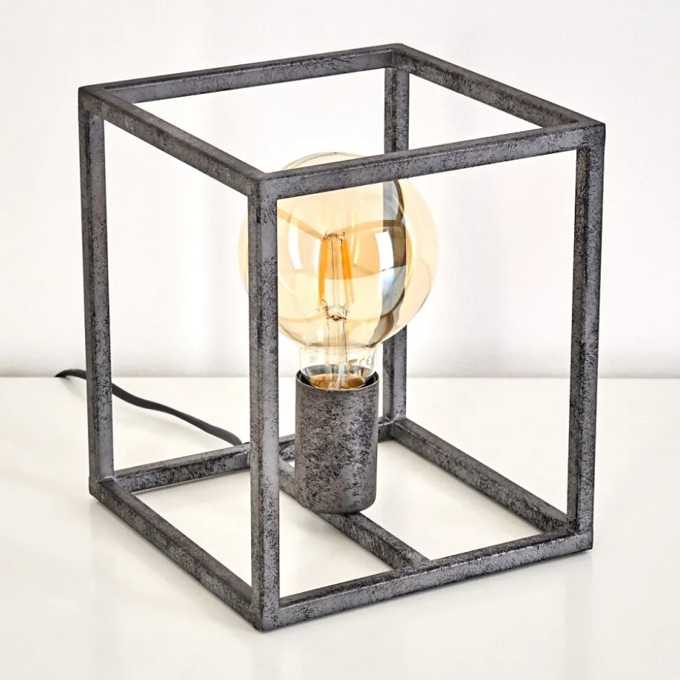 Lampe A Poser Voordorp Gris, Argente, 1 Lumiere