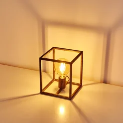 Lampe A Poser Voordorp Gris, Argente, 1 Lumiere