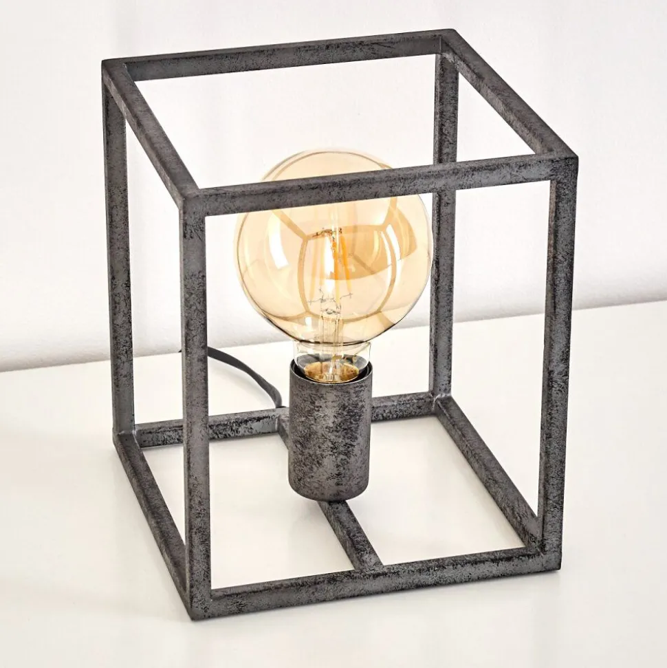 Lampe A Poser Voordorp Gris, Argente, 1 Lumiere