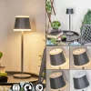 Lampe A Poser Walt Led Anthracite, 1 Lumiere