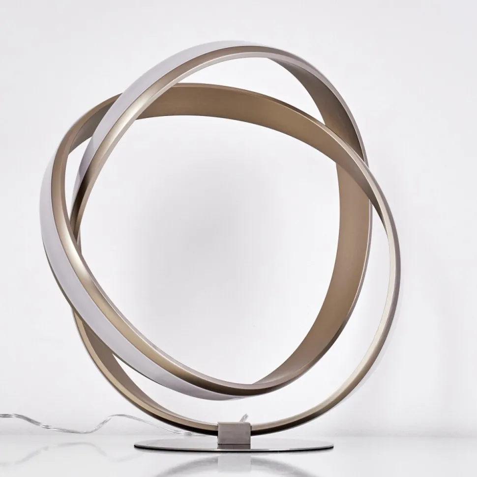 Lampe A Poser Woyens Led Nickel Mat, 1 Lumiere