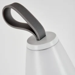 Lampe A Poser Yari Led Gris, Transparent, Blanc, 1 Lumiere, Telecommandes, Changeur De Couleurs
