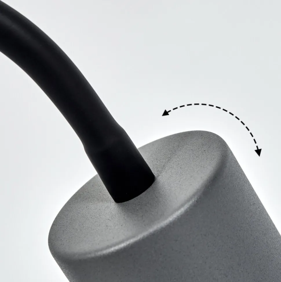 Lampe A Prise Electriquejavel Noir, 1 Lumiere