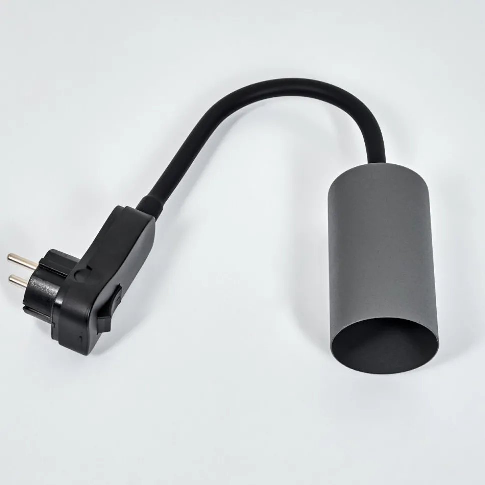 Lampe A Prise Electriquejavel Noir, 1 Lumiere