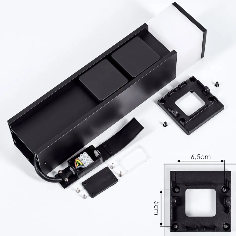 Lampe A Prise Electriquepapacal Led Noir, 1 Lumiere