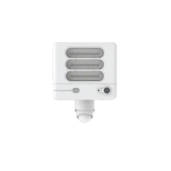 Lampe Avec Camera Lutec Esa Led Blanc, 1 Lumiere, Detecteur De Mouvement