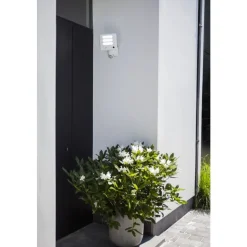 Lampe Avec Camera Lutec Esa Led Blanc, 1 Lumiere, Detecteur De Mouvement