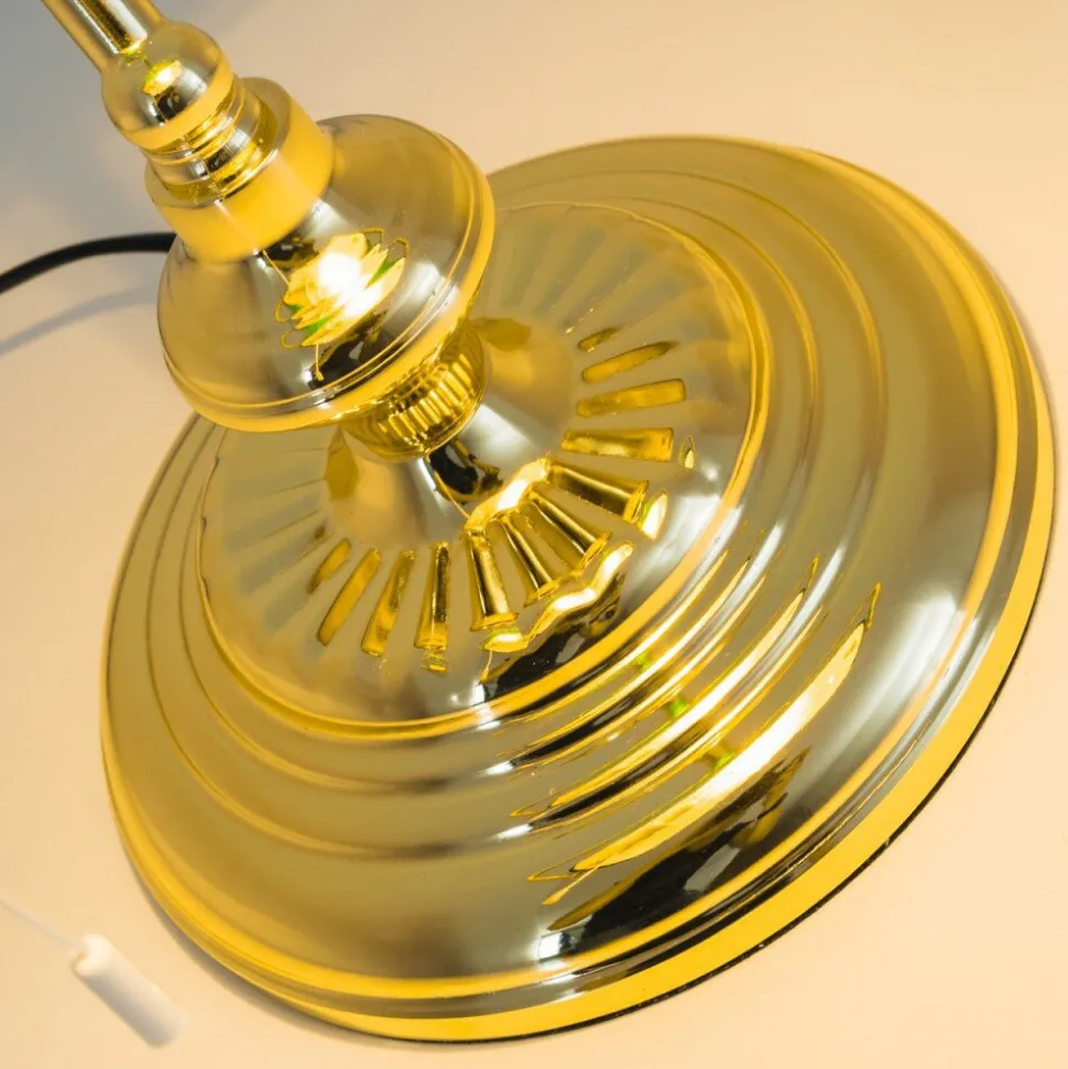 Lampe De Banquier Laiton, 1 Lumiere