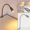 Lampe De Chevet Alsea Led Nickel Mat, 1 Lumiere, Detecteur De Mouvement