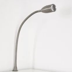 Lampe De Chevet Alsea Led Nickel Mat, 1 Lumiere, Detecteur De Mouvement