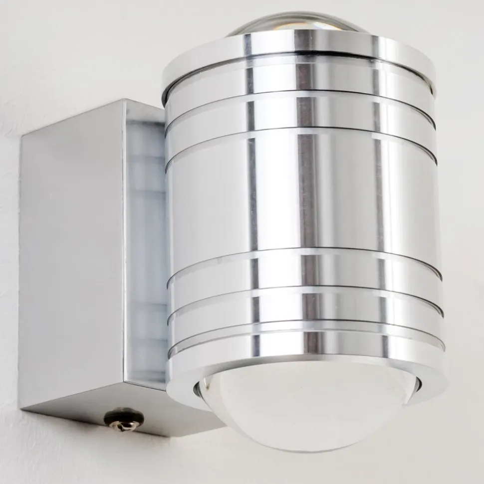 Lampe De Salle De Bain Florenz Led Aluminium, 2 Lumieres