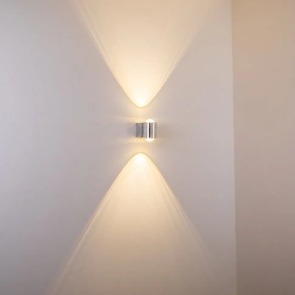 Lampe De Salle De Bain Florenz Led Aluminium, 2 Lumieres