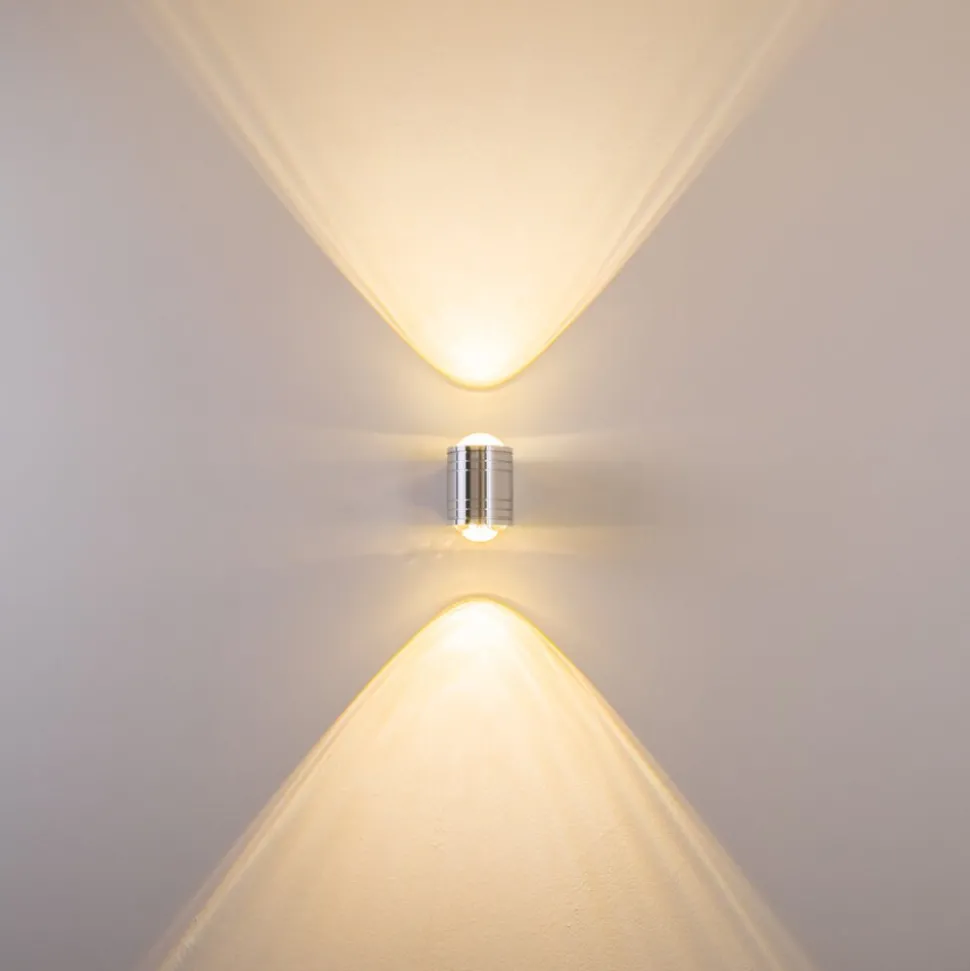 Lampe De Salle De Bain Florenz Led Aluminium, 2 Lumieres