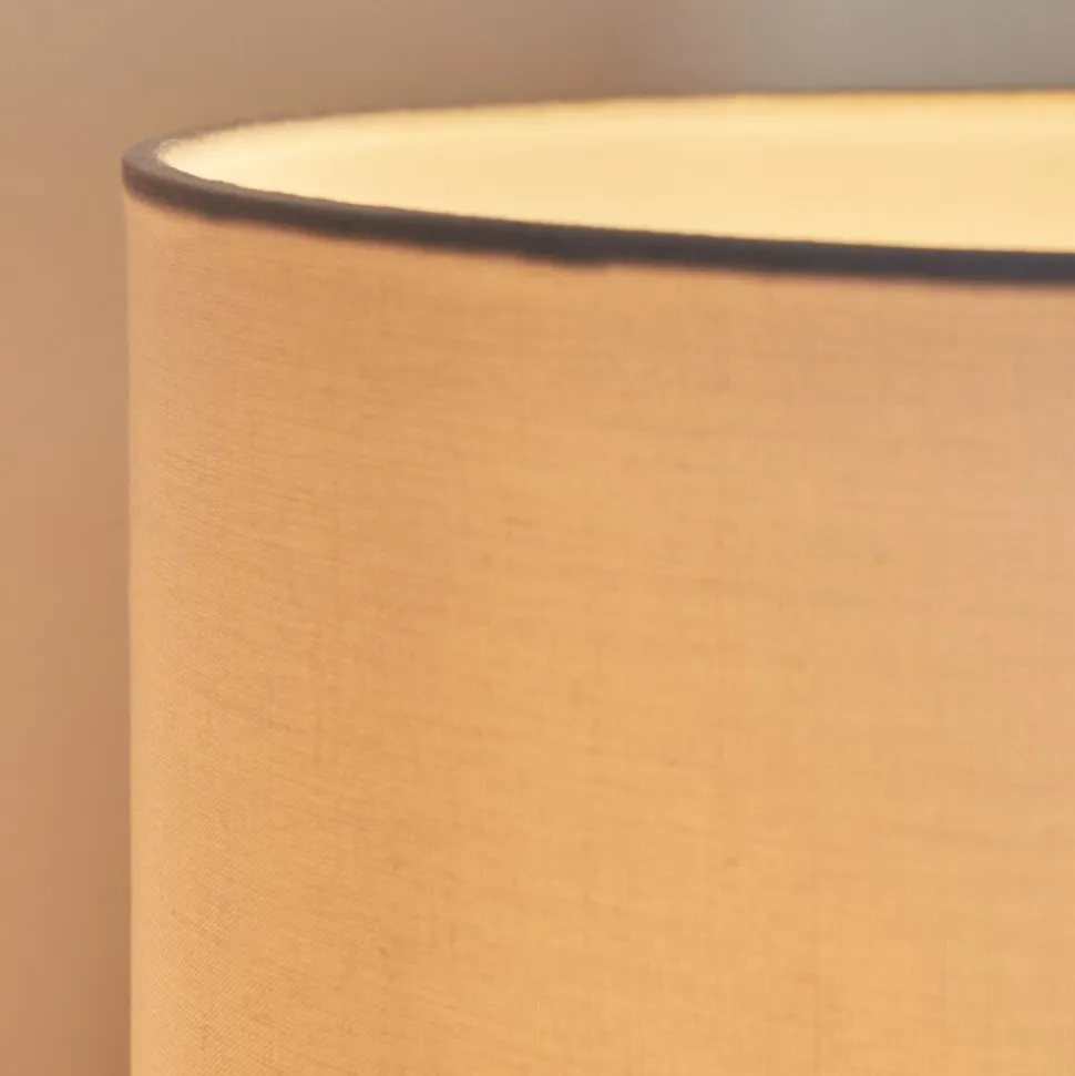 Lampe De Table Akrema Ecru, Noir, 1 Lumiere