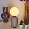 Lampe De Table Alolas Gris, 1 Lumiere