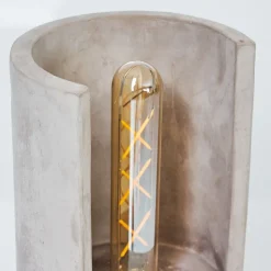 Lampe De Table Amite Gris, 1 Lumiere