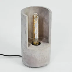 Lampe De Table Amite Gris, 1 Lumiere