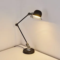 Lampe De Table Arild Noir, 1 Lumiere