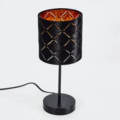 Lampe De Table Arnoya Noir, 1 Lumiere
