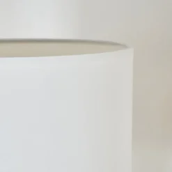 Lampe De Table Avon Blanc, 1 Lumiere