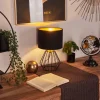 Lampe De Table Avon Noir, 1 Lumiere