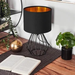 Lampe De Table Avon Noir, 1 Lumiere