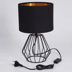Lampe De Table Avon Noir, 1 Lumiere