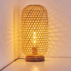 Lampe De Table Batumi Brun, 1 Lumiere