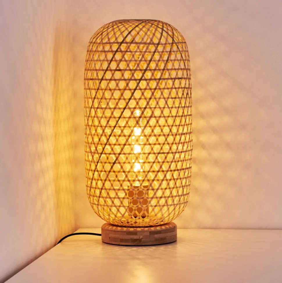 Lampe De Table Batumi Brun, 1 Lumiere