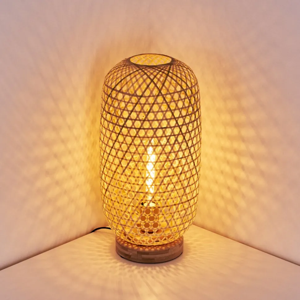 Lampe De Table Batumi Brun, 1 Lumiere