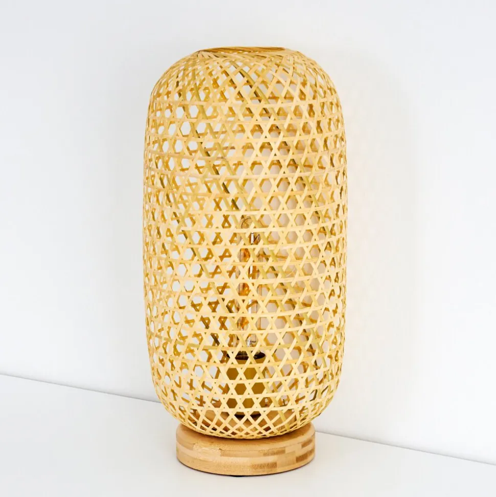 Lampe De Table Batumi Brun, 1 Lumiere