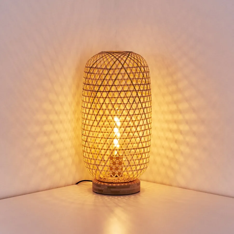 Lampe De Table Batumi Brun, 1 Lumiere