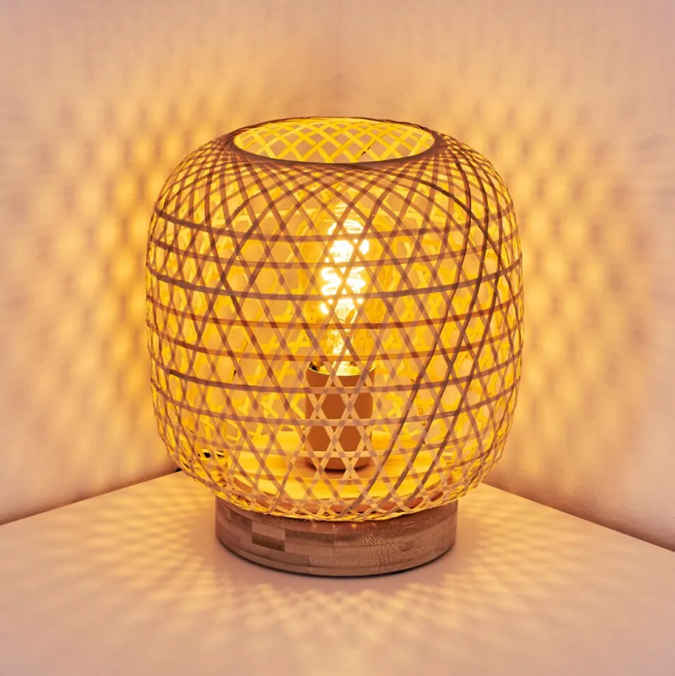 Lampe De Table Batumi Brun, 1 Lumiere