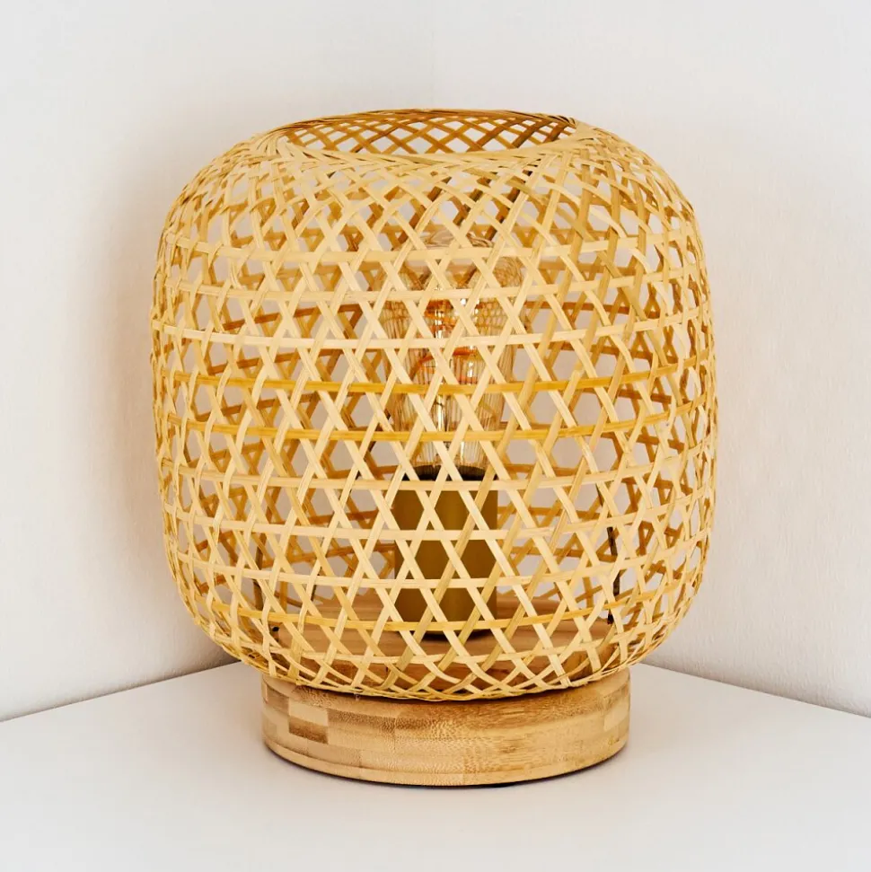 Lampe De Table Batumi Brun, 1 Lumiere
